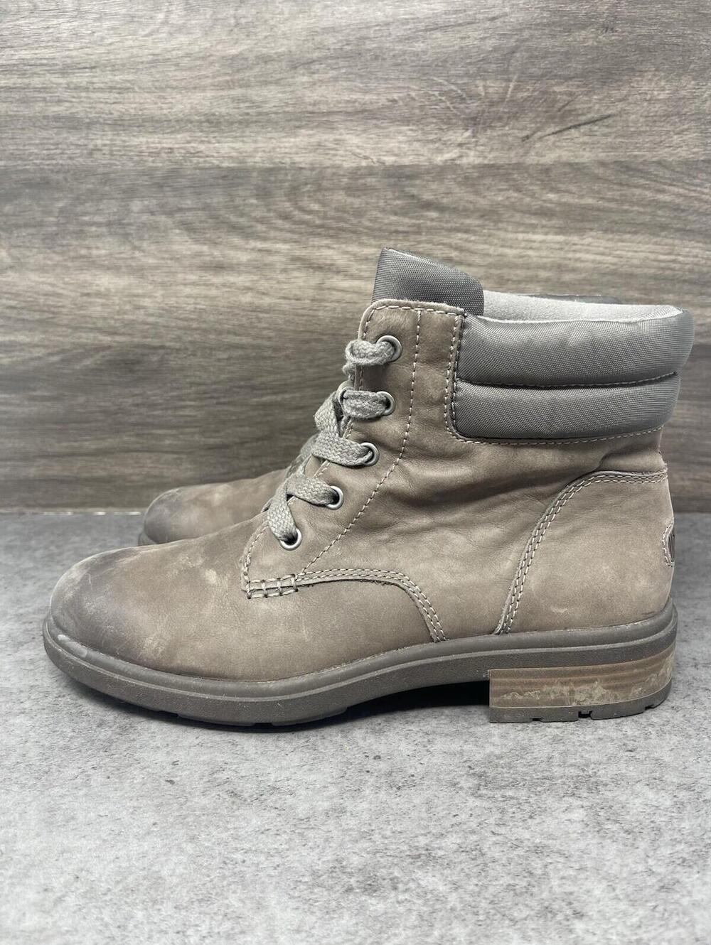 UGG Harrison Boots Womens Size 8.5 Brown Mid Lace Up